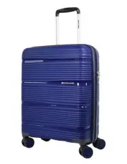 Pierre Cardin Normandy 55cm CABIN Hard Shell Suitcase in Navy