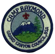 Grand Canyon Council AZ Camp Raymond Patch BLU Bdr (WY1951)