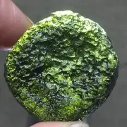 59.55Ct Genuine MOLDAVITE Czech Republic Certificate of Authenticity