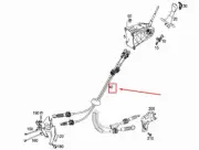 MERCEDES-BENZ VITO Tourer W447 Gear Shift Mechanism Cable A4472601751 NEW GENUIN
