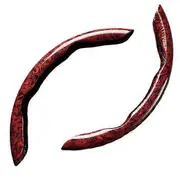 2Pcs Wood Grain Cover Steering Wheel Odorless Anti-Slip Fit Heat-Resistant Universal Faux Leather red