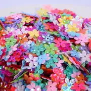 9mm Flower Loose Sequins Colorful PVC Sequin Crafts Making Sewing Paillettes 10g