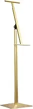 Adjustable Sign Holder Stand - Pedestal Poster Standing Display - Snap Frame for Portrait & Landscape View - For Weddings, Exhibitions, Retail Stores & Restaurant Menus silver