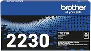 Brother Genuine TN2230 Black Toner Cartridge, Up to 1200 Pages (TN-2230) for Use with: DCP-7060D, DCP-7065DN, HL-2240D, HL-2242D, HL-2250DN, HL-2270DW, MFC-7360N, MFC-7362N, MFC-7460DN, MFC-7860DW