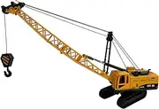 Giant Toy Crane for Kids 60cm with Light with Sound Clutch Movement Construction Site with Caterpillars 360 Degree Rotation Construction Site Crane Multifunctional Toy Random Color