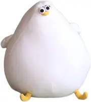 Seagull Plush Pillow - Fat Chicken, Cartoon Hen Doll