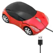 Cool Sport Car Shape USB Wired Optical Mouse1000DPI 2 HeadlightsPlug and Play...