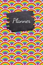 Planner: A Zach Godfrey Weekly Planner | Rainbow | LGBTQIA Pride Design 76 Fans | Undated