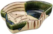 Oribe staggered toward Supplementary [16 × 12 × 4?] Handmade Tsuchimono
