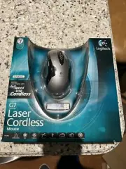 Boxed Logitech G7 Gaming Laser Cordless Mouse with USB Receiver (931375-0215)