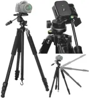 True Heavy Duty 80" Tripod For Panasonic Lumix DC-GH5 DMC-G85 DMC-GX85 DC-GX850