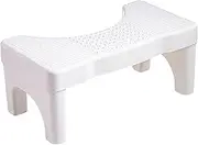Pooping Bathroom Stools-Step-Toilet Assist Step in Squats, Non Slip Footrest Bench | Compact Design Portable Ergonomic Stools for Bathroom, Relieve Strain for Bathroom