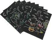 Pirate Scratch Drawing Set 24 Sheets Creative Scratch Paper for Boys and Girls DIY Art Craft