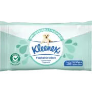 Kleenex Biodegradable & Flushable Wipes Cotton Fresh Fragrance Carton of 432 Wip