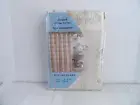 BOX JACQUARD FABRIC SHOWER CURTAIN~70" W X 72" L~BEIGE~POLYESTER~BRAND NEW