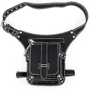 Gothic Drop Leg Bag - Thigh Bag, Motorcycle Leg Pack | Waterproof Holster Bag, Driver Utility Pack, Backpack in Outer Leg, Durable Motorcycle Equipment, Riding Storage