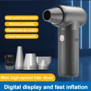 180000RPM Car Home Compressed Air Duster 3 Gear Portable Electric Air Duster