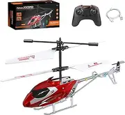 Remote Control Helicopter for Kids - RC Airplane Toy, 1-Key Takeoff/Landing, Stable Flight, Rechargeable & Easy Control for Beginners | Fun Aircraft Model Toy for Kids and Outdoor Play