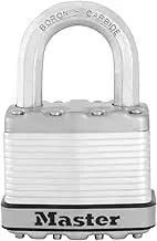 Master Lock M5XD Magnum Heavy Duty Padlock with Key, 1 Pack, Steel
