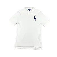 在飛比找momo購物網優惠-【RALPH LAUREN】白色 polo衫 前短後長 青年