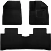 Floor Mats & Trunk Mats for BYD ATTO 3, Durable XPE Floor Liners Trunk Mats, Car Mats All Weather, Waterproof and Anti-Slip Car Floor Liners (XPE Floor Mats 3pcs)