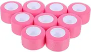 Anneome 9 Rolls Badminton Racket Grip Tape Pu Absorbent Tape for Enhanced Comfort Protection for Racket Handle Multi-function Athletic Wrap for Tennis and Badminton