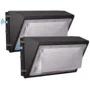 LED Wall Pack Light with Dusk to Dawn Photocell,80W 10500LM 5000K Daylight Wa...
