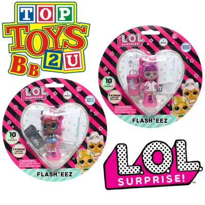 LOL Surprise! Flash'Eez Collectible Light-Up Toys with Lanyard - Twin Packs