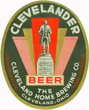 CLEVELANDER BEER LABEL T SHIRT CLEVELAND HOME BREWING OHIO SMALL - XXXLARGE