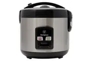 Westinghouse 10 Cup Rice Cooker Stainless Steel w Keep Warm Function & Steamer