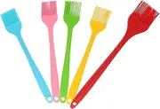 Luxshiny Set of Silicone Basting Brush Heatproof for Cooking Baking Barbecue Utensils Kitchen Outdoor Grilling Safe Ergonomic Handle