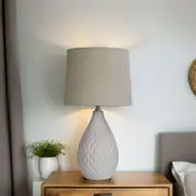 Danu Table Lamp in Off-White