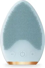 [SILK'N] Facial Cleansing Brush I Bright Lux I Skincare for Balanced Skin I 4-in-1 Face Brush with Infrared Technology, Blue