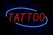 Tattoo Shop 17" Neon Sign Lamp Light Bar Wall With Dimmer