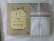 Springmaid Bill Blass Percale TWIN Flat Sheet Mostly Cotton NIP No-iron VTG