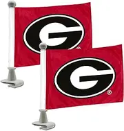 ProMark Unisex Georgia Bulldogs Flag Set 2 Piece Ambassador Style 8162090120, Team Color, One Size