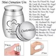 Small Cremation Urn Holder Keepsake Ashes of Loved One Memorial Funeral Box
