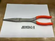 Snap-on Tools USA NEW ORANGE 11" Soft Grip Needle Nose Pliers 911ACFO