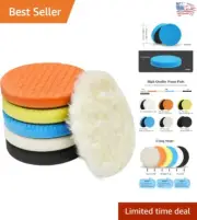 Advanced 5-Inch Buffing Pads Kit with Heat Dissipation for Professional Results