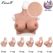 KnowU Silicone Breast Forms Fake Boobs Breast Plate For Drag queen Crodressing