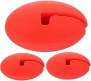 3Pcs Flexible Silicone Thermometer Clip Holder for Accurate Cooking Pot Temperature Probe Pot Clips for Fryer and Kitchen Use Easy to