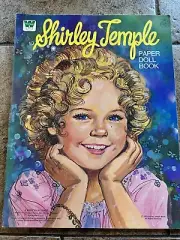 Vintage Shirley Temple Paper Doll Book Whitman 1986 Uncut Nice Shape