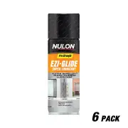6 x Nulon Pro-Strength Ezi-Glide Clear Silicone Spray 330g Can EZI330