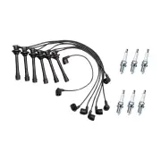 Bosch Ignition Leads + 6 x Denso Iridium TT Spark Plugs for Toyota Camry VCV10