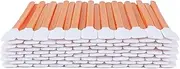 AAwipes 4.92" Cleanroom Lint Free Swabs (100 pcs, Large Flat Sqaure Head 13.5 mm/0.53", Knitted Polyester, Orange) Multi-Purpose Swab Sticks Microfiber Cleaning Swabs (A5125A)