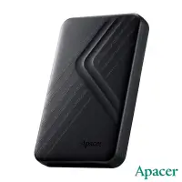 在飛比找Yahoo奇摩購物中心優惠-Apacer AC236 2.5吋 5TB 外接行動硬碟-黑