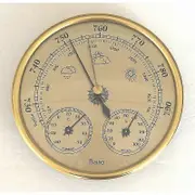 Barometer, Weather Station with Barometer and Hygrometer Thermometer, 3 in 1 Wall-Mounted Analog Weather Station for Indoor and Outdoor xi