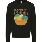 Friends Hookers Funny Crochet Knitting Kids Sweatshirt Jumper