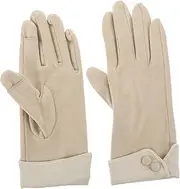 [AKOOSY] 1 Pair Warm Touchscreen Gloves for Women Thickened Fabric Mittens Winter Outdoor Gear for Hiking Running and Cold Weather Activities