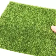Dollhouse Miniatures 3Pcs Tiny Emulational Grass Sod Garden Landscape Decor